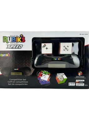 3/$118❤️damaged packaging RUBIK'S SPEED Competition Set With Speed Timer & Mat